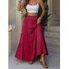 imageANRABESS Womens Maxi Skirt Flowy Swing Ruffle Tiered Elastic High Waist Long Skirts 2026 Summer Casual Beach Vacation ClothesRed