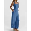 imageANRABESS Dressy Jumpsuits for Women Summer Casual Sleeveless Wide Leg Rmpers with Pockets One Piece Outfits 2026 SpringNavy Blue