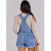 imageANRABESS Overalls for Women Denim Shorts Overalls 2026 Summer Casual Loose Fit Adjustable Rompers Jean jumpsuit Bib ShortallsB Washed Blue