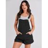 imageANRABESS Overalls for Women Denim Shorts Overalls 2026 Summer Casual Loose Fit Adjustable Rompers Jean jumpsuit Bib ShortallsBlack