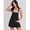 imageANRABESS Overalls for Women Denim Shorts Overalls 2026 Summer Casual Loose Fit Adjustable Rompers Jean jumpsuit Bib ShortallsBlack
