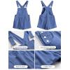 imageANRABESS Overalls for Women Denim Shorts Overalls 2026 Summer Casual Loose Fit Adjustable Rompers Jean jumpsuit Bib ShortallsBlue