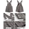 imageANRABESS Overalls for Women Denim Shorts Overalls 2026 Summer Casual Loose Fit Adjustable Rompers Jean jumpsuit Bib ShortallsDeep Gray