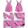 imageANRABESS Overalls for Women Denim Shorts Overalls 2026 Summer Casual Loose Fit Adjustable Rompers Jean jumpsuit Bib ShortallsHot Pink