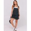 imageANRABESS Overalls for Women Denim Shorts Overalls 2026 Summer Casual Loose Fit Adjustable Rompers Jean jumpsuit Bib ShortallsWashed Deep Indigo