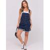 imageANRABESS Overalls for Women Denim Shorts Overalls 2026 Summer Casual Loose Fit Adjustable Rompers Jean jumpsuit Bib ShortallsWashed Nightfall Blue
