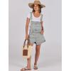 imageANRABESS Overalls for Women Denim Shorts Overalls 2026 Summer Casual Loose Fit Adjustable Rompers Jean jumpsuit Bib ShortallsWashed Retro Gray Blue