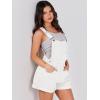 imageANRABESS Overalls for Women Denim Shorts Overalls 2026 Summer Casual Loose Fit Adjustable Rompers Jean jumpsuit Bib ShortallsWhite
