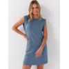 imageANRABESS Summer Dresses for Women 2026 Casual Crewneck Sleeveless Split WrinkleFree Mini Dress Beach Vacation Short SundressDenim Grey Blue