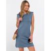 imageANRABESS Summer Dresses for Women 2026 Casual Crewneck Sleeveless Split WrinkleFree Mini Dress Beach Vacation Short SundressDenim Grey Blue