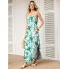 imageANRABESS Womens Summer Maxi Dress Casual Spaghetti Strap Sleeveless Sundress Beach Vacation Clothes Hawaiian Travel OutfitsGreen Leaf