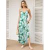 imageANRABESS Womens Summer Maxi Dress Casual Spaghetti Strap Sleeveless Sundress Beach Vacation Clothes Hawaiian Travel OutfitsGreen Leaf