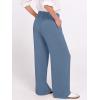 imageANRABESS Womens Wide Leg Dress Pants 2026 High Waisted Button Pleated Palazzo Work Pants Trousers Business Casual OutfitsGrey Blue