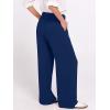 imageANRABESS Womens Wide Leg Dress Pants 2026 High Waisted Button Pleated Palazzo Work Pants Trousers Business Casual OutfitsNavy Blue