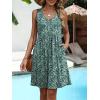 imageANRABESS Dresses for Women Beach Vacation Clothes V Neck Sleeveless Loose Flowy ALine Dress Summer Casual Short SundressBlue Green Floral