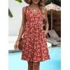 imageANRABESS Dresses for Women Beach Vacation Clothes V Neck Sleeveless Loose Flowy ALine Dress Summer Casual Short SundressRed Floral