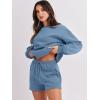 imageANRABESS Women 2 Piece Outfits Sweat Shorts Sets 2026 Oversized Casual Lounge Matching Set Sweatsuit Tracksuit Fall ClothesDeep Blue