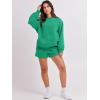 imageANRABESS Women 2 Piece Outfits Sweat Shorts Sets 2026 Oversized Casual Lounge Matching Set Sweatsuit Tracksuit Fall ClothesGreen