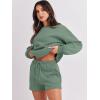 imageANRABESS Women 2 Piece Outfits Sweat Shorts Sets 2026 Oversized Casual Lounge Matching Set Sweatsuit Tracksuit Fall ClothesLight Green