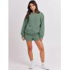 imageANRABESS Women 2 Piece Outfits Sweat Shorts Sets 2026 Oversized Casual Lounge Matching Set Sweatsuit Tracksuit Fall ClothesLight Green