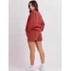 imageANRABESS Women 2 Piece Outfits Sweat Shorts Sets 2026 Oversized Casual Lounge Matching Set Sweatsuit Tracksuit Fall ClothesRust Red