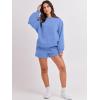 imageANRABESS Women 2 Piece Outfits Sweat Shorts Sets 2026 Oversized Casual Lounge Matching Set Sweatsuit Tracksuit Fall ClothesSky