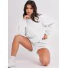 imageANRABESS Women 2 Piece Outfits Sweat Shorts Sets 2026 Oversized Casual Lounge Matching Set Sweatsuit Tracksuit Fall ClothesWhite