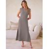 imageANRABESS Women Summer Casual Sleeveless Maxi Dress 2026 Crewneck Loose Split WrinkleFree Beach Travel Vacation Long SundressCoffee Grey