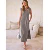 imageANRABESS Women Summer Casual Sleeveless Maxi Dress 2026 Crewneck Loose Split WrinkleFree Beach Travel Vacation Long SundressCoffee Grey