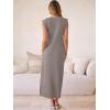 imageANRABESS Women Summer Casual Sleeveless Maxi Dress 2026 Crewneck Loose Split WrinkleFree Beach Travel Vacation Long SundressCoffee Grey