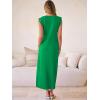 imageANRABESS Women Summer Casual Sleeveless Maxi Dress 2026 Crewneck Loose Split WrinkleFree Beach Travel Vacation Long SundressGreen