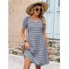 imageANRABESS Women Summer Square Neck Puff Short Sleeve Mini Dress 2026 Casual Flowy Sundress Beach Vacation Clothes with PocketsNavy Blue White Striped