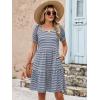 imageANRABESS Women Summer Square Neck Puff Short Sleeve Mini Dress 2026 Casual Flowy Sundress Beach Vacation Clothes with PocketsNavy Blue White Striped