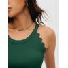imageANRABESS Womens Camisole Tank Tops Sleeveless Cami Sweater Spaghetti Strap Ribbed Shirts 2026 Summer Beach Vacation ClothesDeep Green