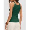 imageANRABESS Womens Camisole Tank Tops Sleeveless Cami Sweater Spaghetti Strap Ribbed Shirts 2026 Summer Beach Vacation ClothesDeep Green