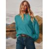 imageANRABESS Womens Oversized Sweaters 2025 Long Sleeve Fuzzy Knit Casual Chunky Pullover Sweater Fall Outfits ClothesLake Green Blue