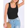 imageANRABESS Womens Sleeveless Scoop Neck Tank Tops Summer Basic Top Casual Soft Slim Fit Racerback Shirts 2026 Trendy OutfitsBlack