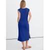 imageANRABESS Womens Summer Casual Midi Dress Sleeveless Crewneck Loose Split WrinkleFree Beach Travel Vacation Long SundressRoyal Blue