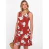 imageANRABESS Womens Summer Casual V Neck Sleeveless Mini Dress 2026 Beach Cover Up Sundress Trendy Cute Vacation ClothesRed White Floral