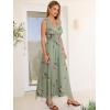 imageANRABESS Womens Summer Floral Dress V Neck Sleeveless A Line Wedding Guest Maxi Tulle Dresses Casual Beach Vacation ClothesFloral Green