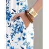 imageANRABESS Womens Summer Maxi Dresses 2026 Casual Short Sleeve V Neck Loose Split Shirt Sun Dress Beach Vacation ClothesBlue White Floral