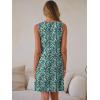 imageANRABESS Womens Summer Tank Dress Square Neck Sleeveless Mini Sundress with Pocket 2026 Casual Floral Beach Vacation OutfitsFloral Blue Green