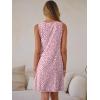 imageANRABESS Womens Summer Tank Dress Square Neck Sleeveless Mini Sundress with Pocket 2026 Casual Floral Beach Vacation OutfitsFloral Pink