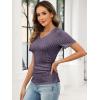 imageANRABESS Womens Tops Short Sleeve V Neck Shirts Slim Fit Ribbed Knit Shirt 2026 Summer Dressy Casual Lightweight SweatersPurple