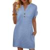 imageANRABESS Womens Summer Dresses Casual Short Sleeve V Neck Textured Cute Mini Tshirt Dress 2026 Spring Beach Shift SundressLight Blue