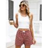 imageANRABESS Boxer Shorts for Women Gingham Pajama 2026 Summer Casual Lounge Sleep Plaid Shorts Y2K Beach BottomsRed Khaki Plaid