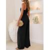 imageANRABESS Jumpsuits for Women Summer Halter V Neck Backless Wide Leg Flowy Rib Causal Dressy Rompers 2026 One Piece OutfitsBlack