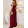 imageANRABESS Jumpsuits for Women Summer Halter V Neck Backless Wide Leg Flowy Rib Causal Dressy Rompers 2026 One Piece OutfitsBurgundy Red