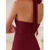 imageANRABESS Jumpsuits for Women Summer Halter V Neck Backless Wide Leg Flowy Rib Causal Dressy Rompers 2026 One Piece OutfitsBurgundy Red