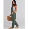 imageANRABESS Overalls for Women Loose Fit Denim Overalls Adjustable Strap Jean Jumpsuit Bib Romper Spring Casual Work OutfitsArmy Green